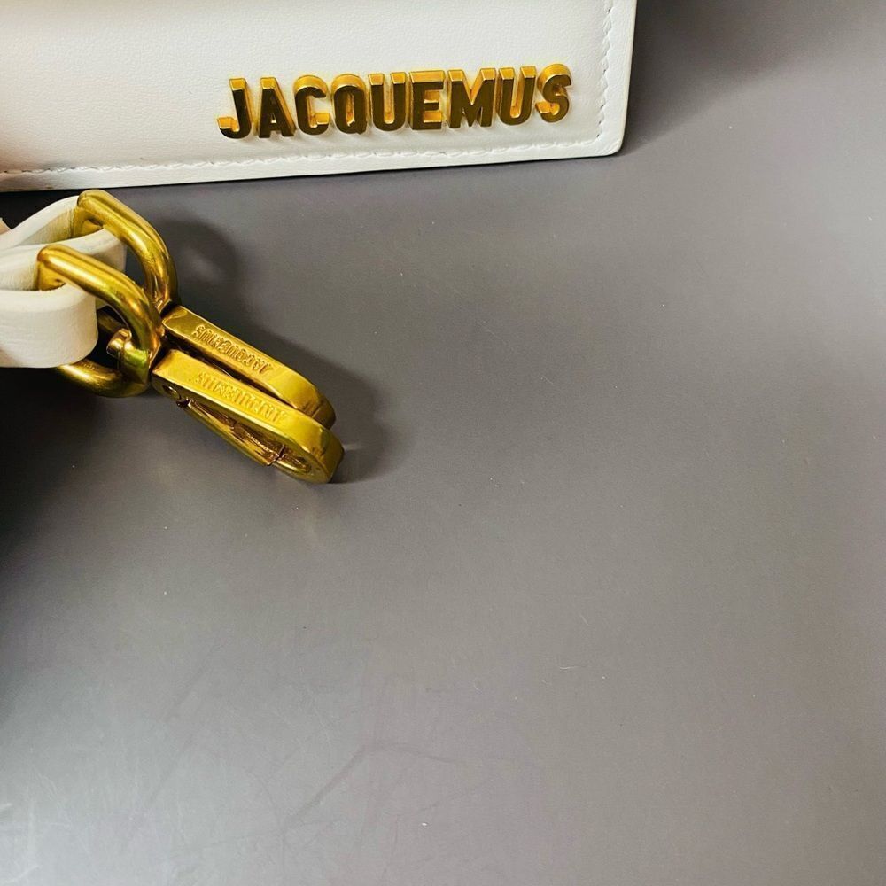 🛍️Jacquemus Authentic MINI Le Chiquito Elegant Cream/White Bag - Picture 10 of 14